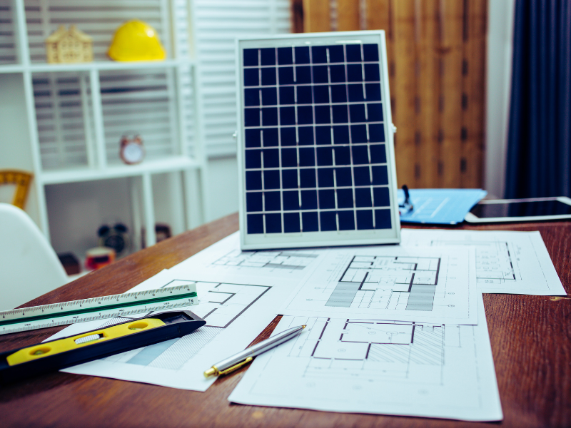 projeto de energia solar off grid