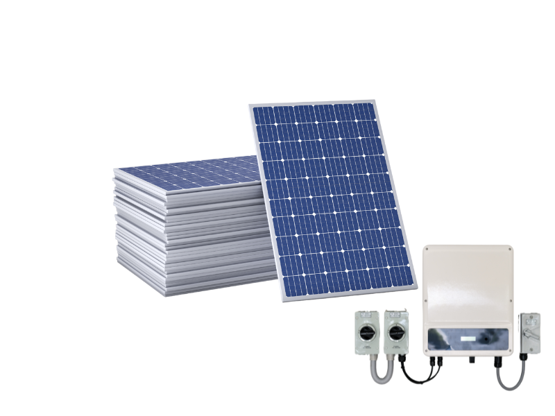 kit energia solar 500 kwh/mês quais os componentes