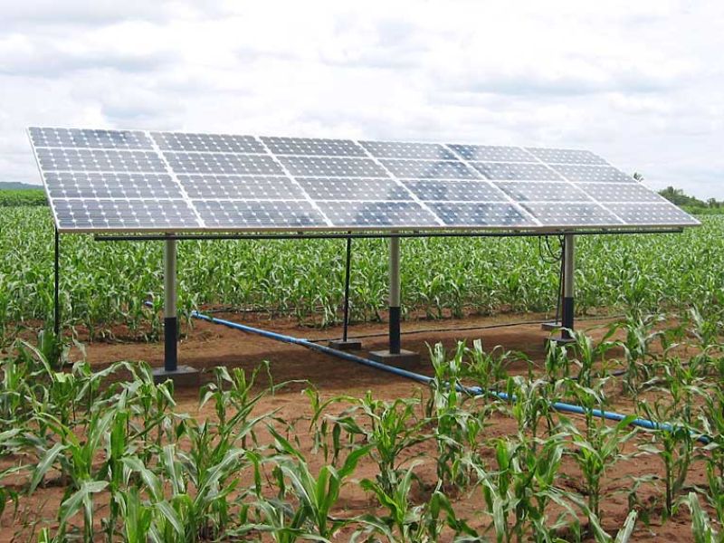 energia solar para irrigação de soja